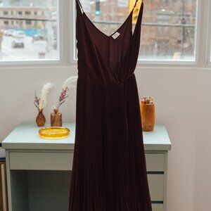Wilfred Burgundy Dress